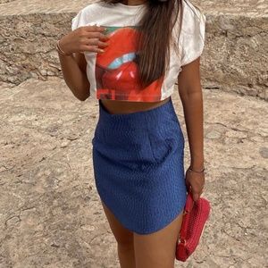 Brand new blue Skirt Zara